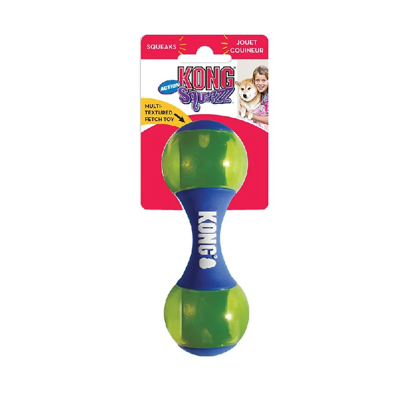  -Cost-effective pet toy recommendationsKONG Squeezz Action Dumbbell Dog Toy