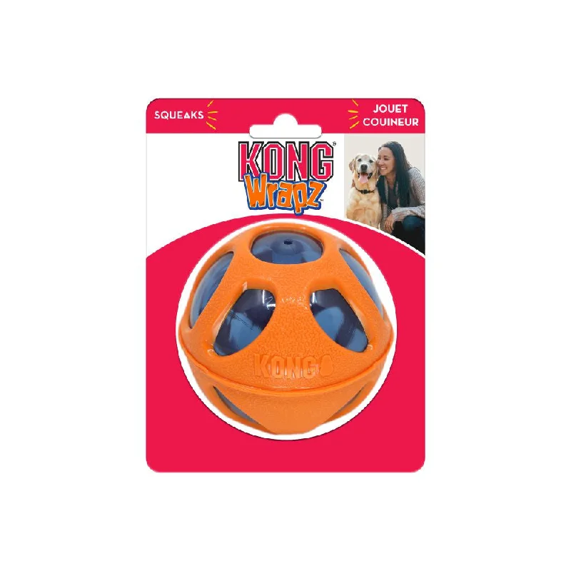 - Pet toy safety reviewsKONG Wrapz Ball Dog Chew Toy