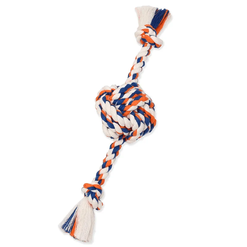 - Pet toy safety reviewsMammoth Flossy Chews Rope Ball with Rope Ends Dog Toy