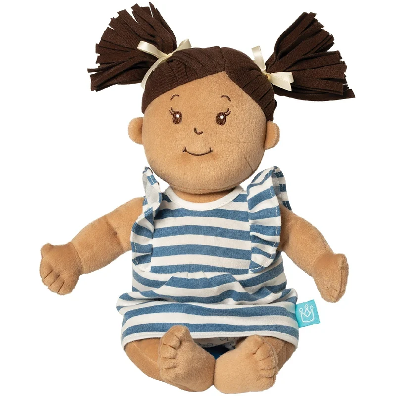 - Plush pet toy selectionManhattan Toy Baby Stella Beige Doll with Brown Pigtails
