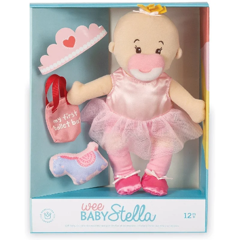 - Natural rubber pet toysManhattan Toy Wee Baby Stella peach Tiny Ballerina Set