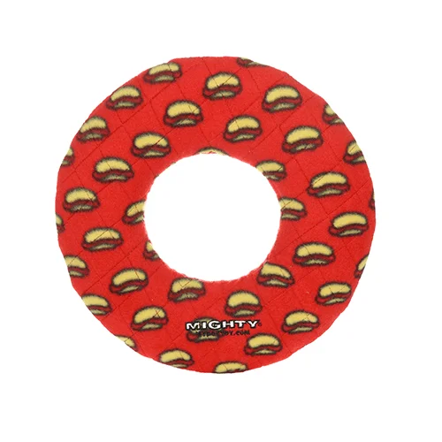 Tuffy Mighty Ring Red Dog Toy