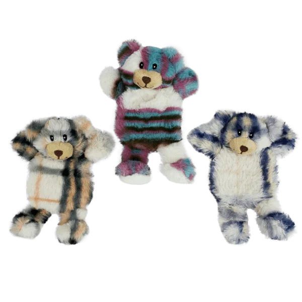 Multipet Minipet Berman Bear Plush Dog Toy