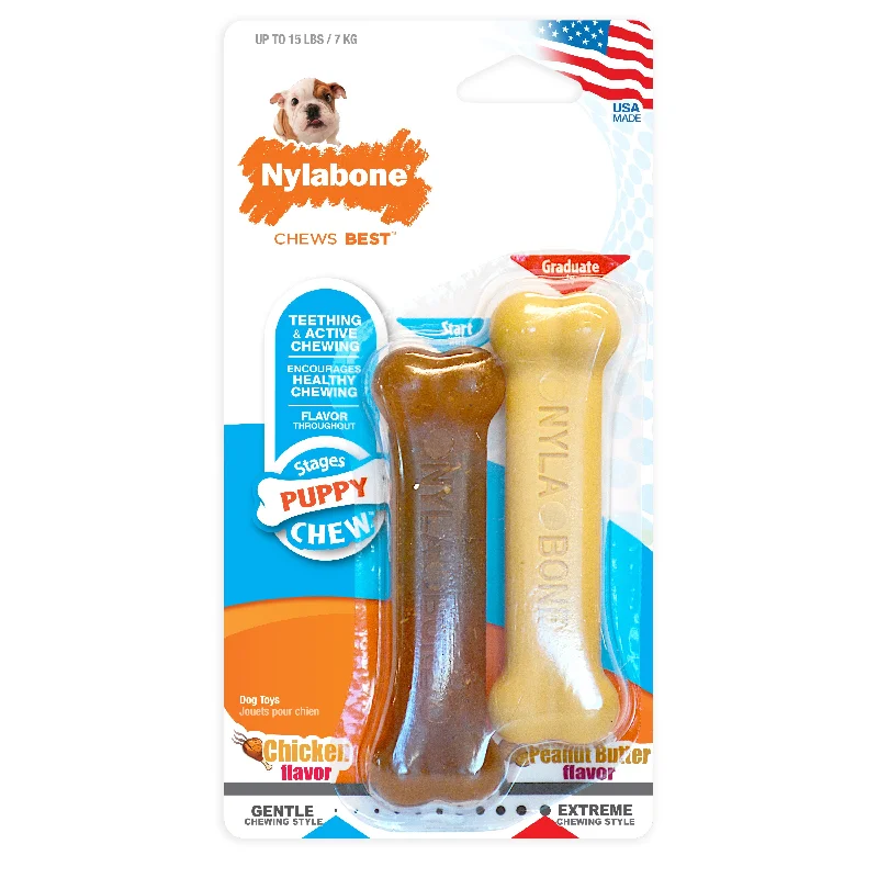 - Dog toy recommendationsNylabone Classic Puppy Chew Flavored Durable Dog Chew Toy Classic Bone Twin Pack Brown X-Small up to 15 lbs. - Dog toy recommendationsNylabone Classic Puppy Chew Flavored Durable Dog Chew Toy Classic Bone Twin Pack Brown X-Small up to 15 lbs.