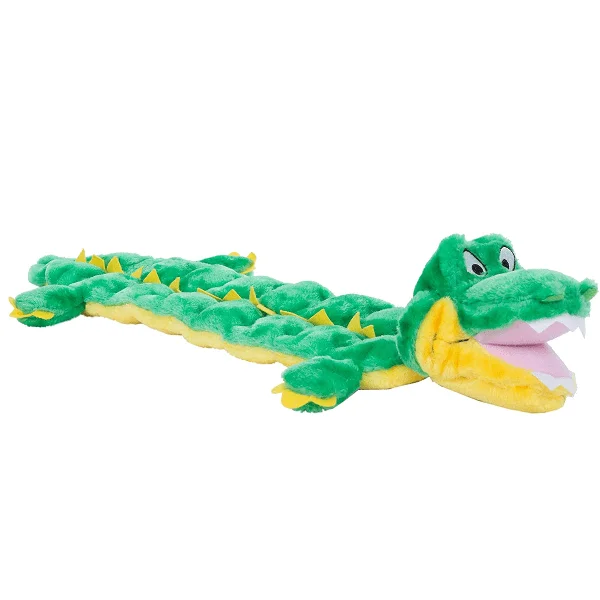 Outward Hound Squeaker Matz Plush Gator Dog Toy