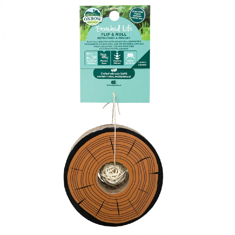- Recommended affordable pet toysOxbow Animal Health Enriched Life Flip & Roll Toy