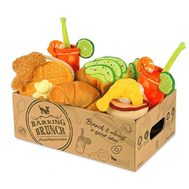 - Pet toy safety reviewsP.L.A.Y. Barking Brunch Dog Toy Display 15 Piece