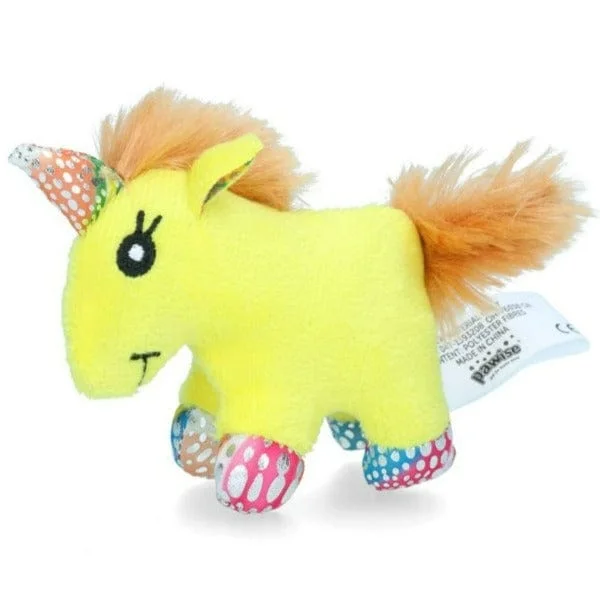 - Dog toy recommendationsPawise Unicorn Cat Toy; Brown Mane
