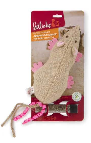 - Brand XX pet toy recommendationsPetlinks Jeepers Creepers Refillable Catnip Cat Toy Asst.