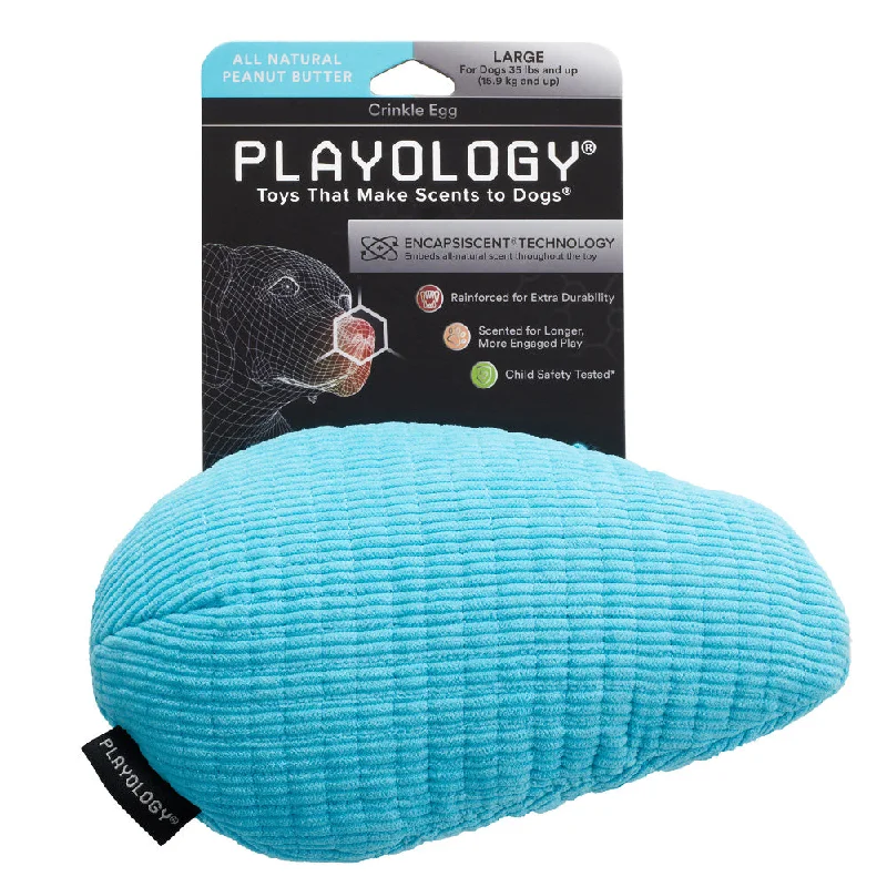- Cat toy rankingsPlayology Plush Egg Peanut Butter Scented Dog Toy