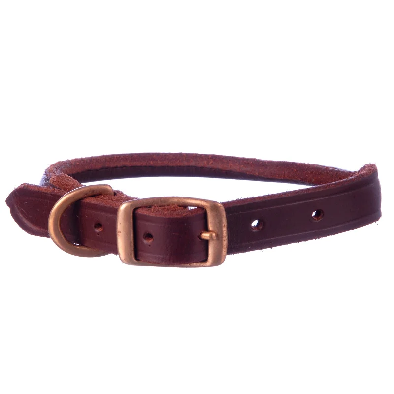 3. **Cat backpack space capsule**Rolled Leather Dog Collars, 5/8" x 11"