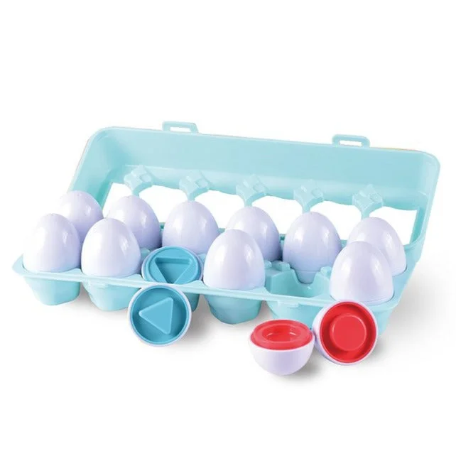 - Parrot toy selectionSmall World Toys Shape & Color Puzzle Eggs