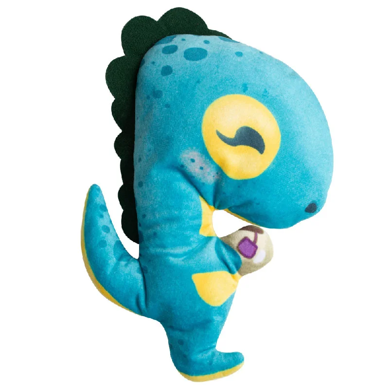 - Parrot toy selectionSnugarooz Tea-Rex Plush Dog Toy
