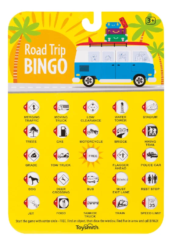 Toysmith Road Trip Bingo Card