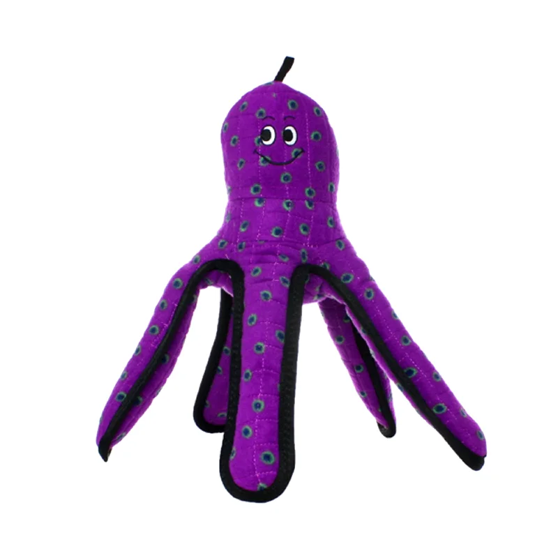 Tuffy Purple Octopus Dog Toy Large
